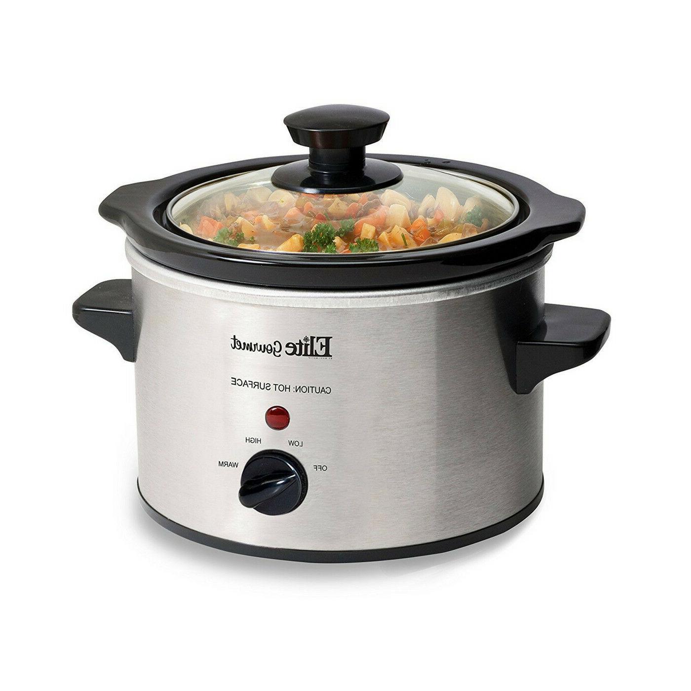Small Slow Cooker Mini Compact Crock Pot Lunch